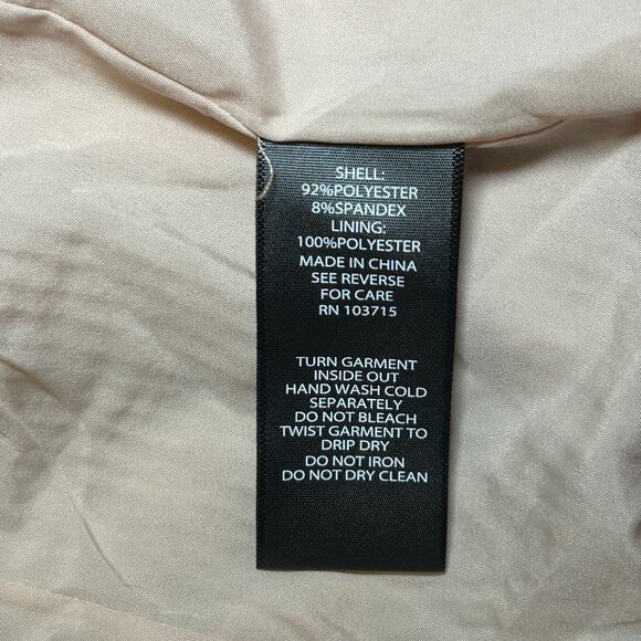 Nicole Miller Charlotte Allover Sequin Feather Trimmed Jacket Size Small‎ Gold - Picture 8 of 10